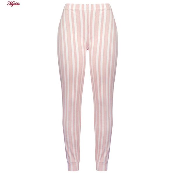 ست بلوز و شلوار زنانه لین مدل نخ پنبه کد 5196-154 رنگ صورتی