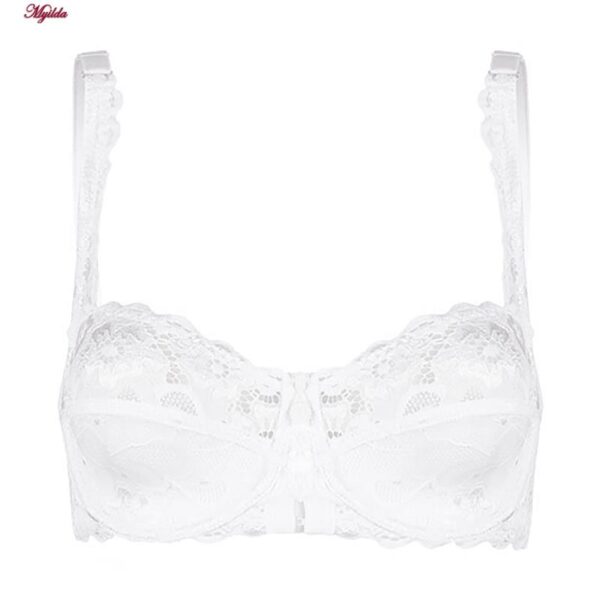 سوتین زنانه لین مدل فنردار کد 4680-415 رنگ سفید