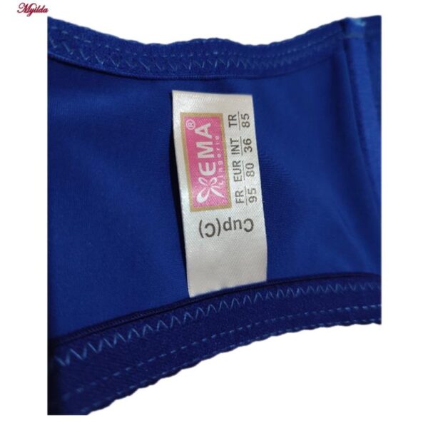 سوتین زنانه اما مدل 3100 رنگ آبی کاربنی