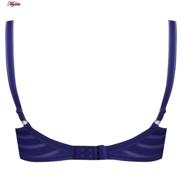 سوتین زنانه اما مدل فنردار کد 4930-4500 رنگ سرمه ای