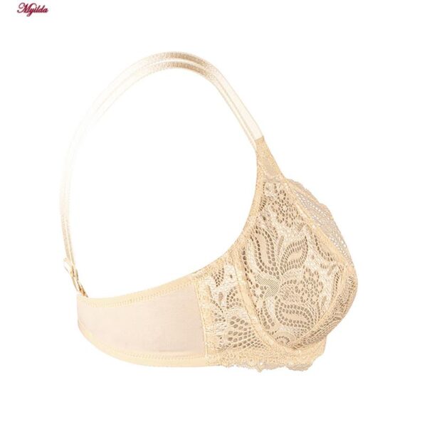 سوتین زنانه لین مدل فنردار کد 4680-511 رنگ کرم