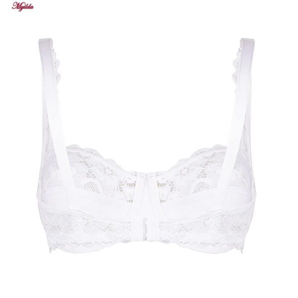 سوتین زنانه لین مدل فنردار کد 4680-415 رنگ سفید