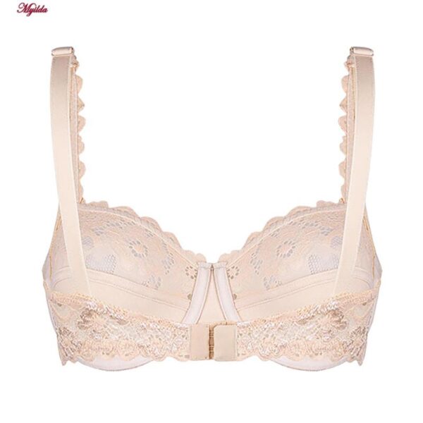 سوتین زنانه لین مدل فنردار کد 4680-415 رنگ کرم