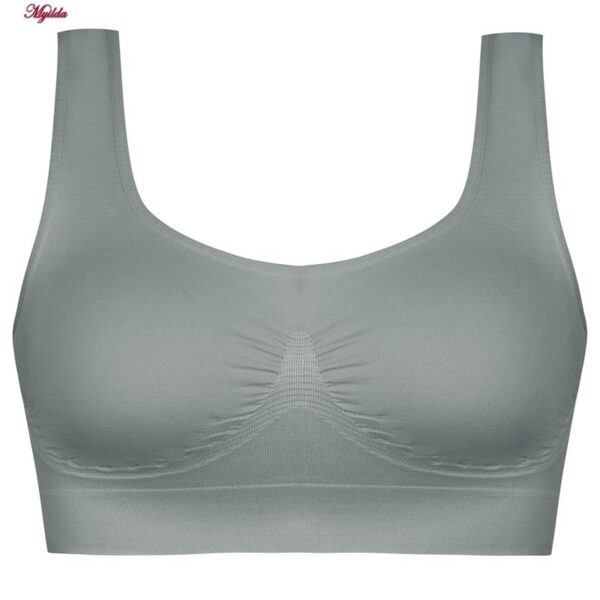 نیم تنه ورزشی زنانه ماییلدا مدل 5201 رنگ طوسی