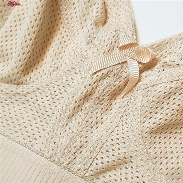 سوتین زنانه لین مدل بدون فنر کد 4680-412 رنگ کرم