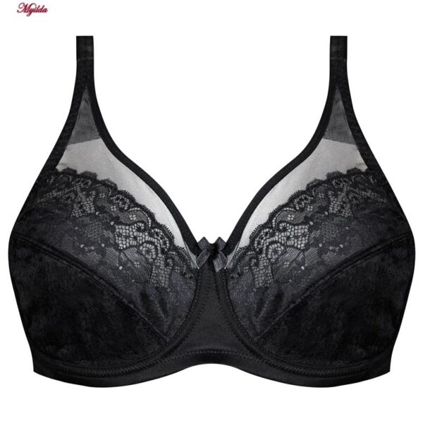 ست شورت و سوتین زنانه شاندرمن مدل فنردار گیپور گلدار کد 5080-2464-04 رنگ مشکی