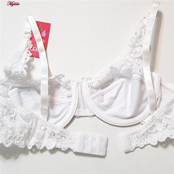 سوتین زنانه لین مدل فنردار کد 4680-415 رنگ سفید