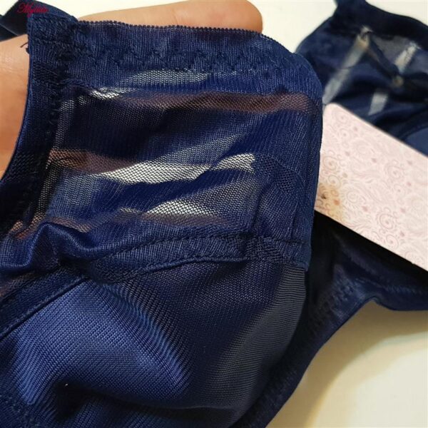 سوتین زنانه اما مدل فنردار کد 4930-4500 رنگ سرمه ای