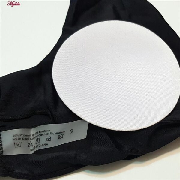 مایو زنانه مدل سگک دار کد 4996 رنگ مشکی