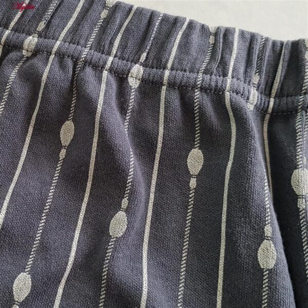 ست تی شرت و شلوار مردانه لین مدل نخ پنبه کد 5197-496 رنگ سرمه ای