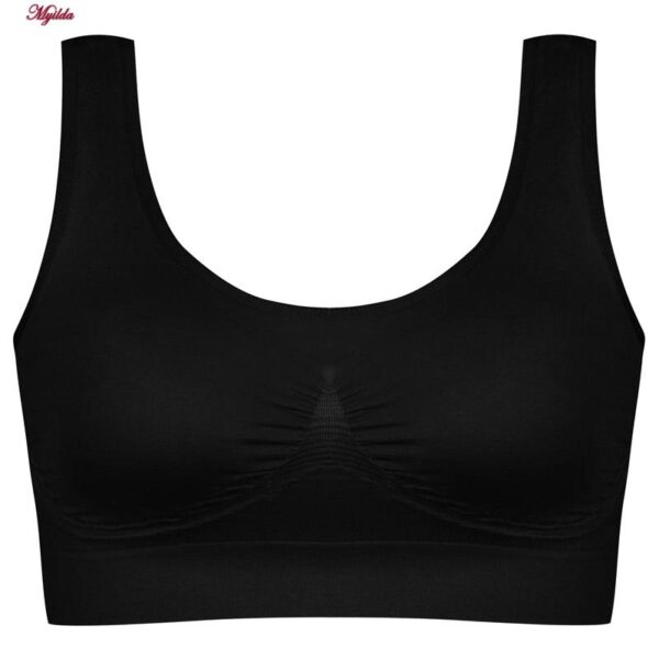 نیم تنه ورزشی زنانه ماییلدا مدل 5201 رنگ مشکی