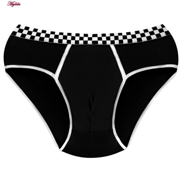شورت اسلیپ مردانه ماییلدا مدل چهارخانه کد 5208 رنگ مشکی