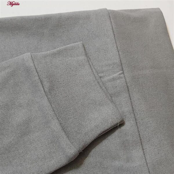 ست تی شرت آستین بلند و شلوار مردانه لین مدل نخ پنبه کد 5197-499 رنگ طوسی