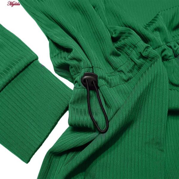 گرمکن ورزشی زنانه مدل 5218-690p رنگ سبز