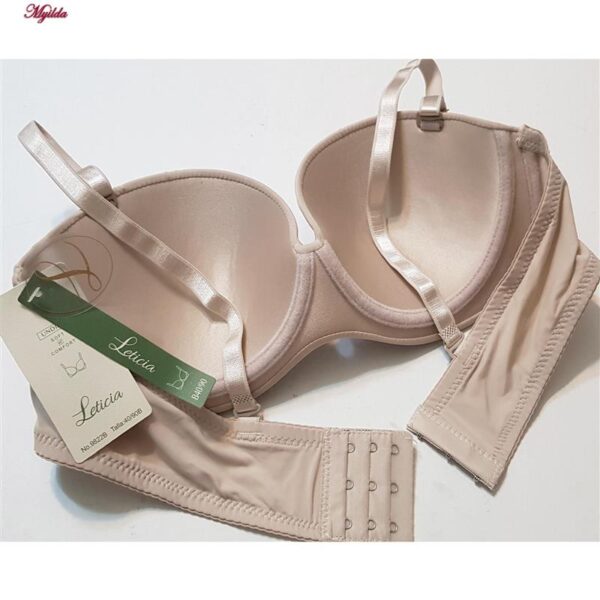 سوتین فنردار زنانه لتیسیا مدل بند متحرک کد 5267-9822 رنگ نسکافه ای