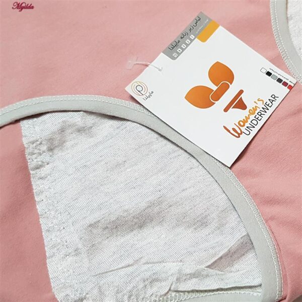 شورتکس زنانه ماییلدا مدل دولایه خرس و پاپیون کد 5257-1042 رنگ کالباسی