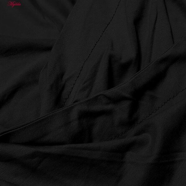 ست تی شرت و شلوارک ورزشی زنانه مدل 5223-697P رنگ مشکی