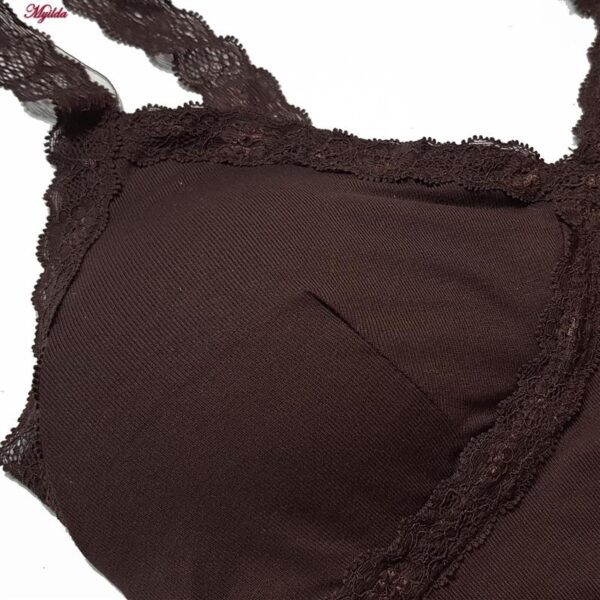 کراپ‌تاپ زنانه ماییلدا مدل 5264-709 رنگ قهوه ای