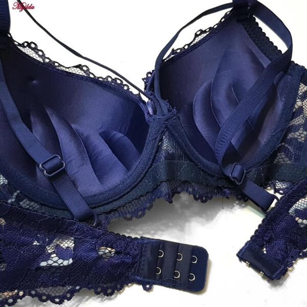 سوتین زنانه فنردار مدل پوش آپ هارنس کد 5249-230 رنگ سرمه ای