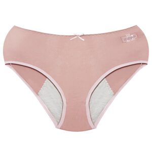 شورتکس زنانه ماییلدا مدل دولایه خرس و پاپیون کد 5257-1042 رنگ کالباسی