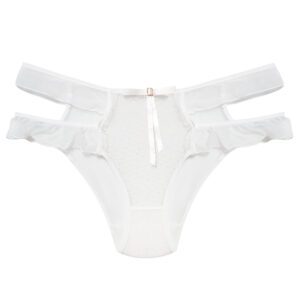 شورت زنانه ماییلدا مدل گیپور کد 5255-2250-1 رنگ سفید