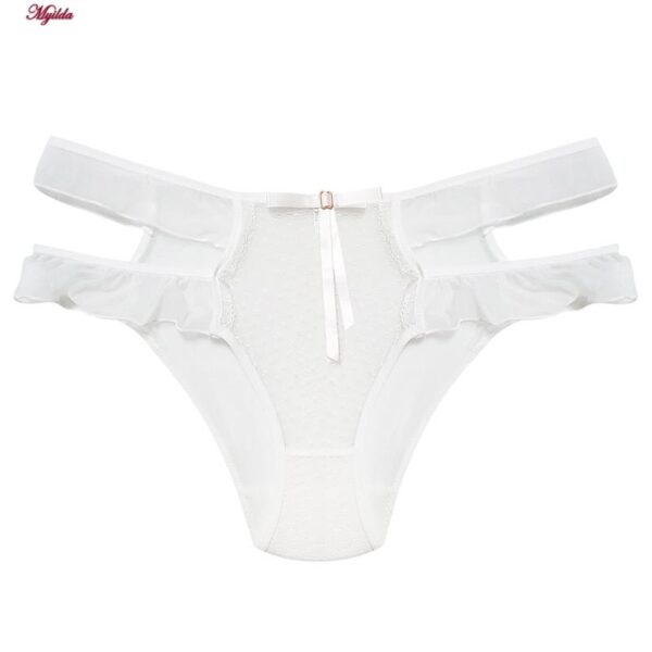 شورت زنانه ماییلدا مدل گیپور کد 5255-2250-1 رنگ سفید