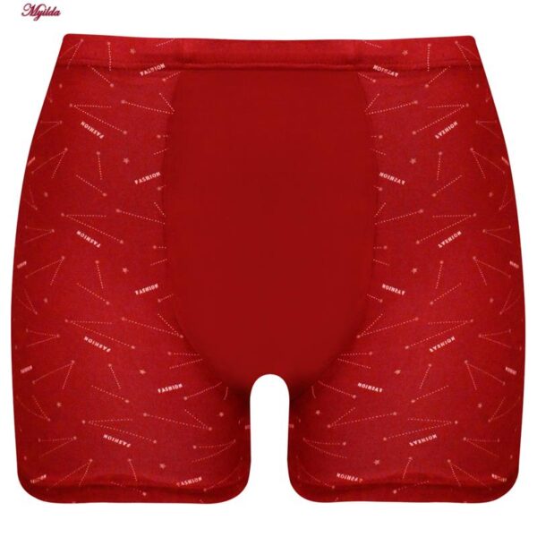 شورت مردانه ماییلدا مدل پادار کد 5210 رنگ قرمز