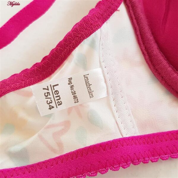 ست شورت و سوتین زنانه لنا ژنکن مدل پوش آپ فنردار کاپ اسفنجی بند متحرک کد 4378-13