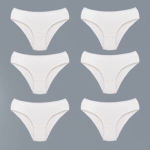 شورت زنانه ماییلدا مدل 4830 رنگ سفید بسته شش عددی