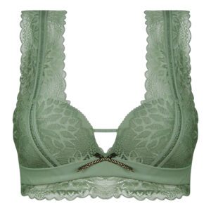 سوتین زنانه بدون فنر ماییلدا مدل پوش آپ بند متحرک کد 5247-833 رنگ سبز