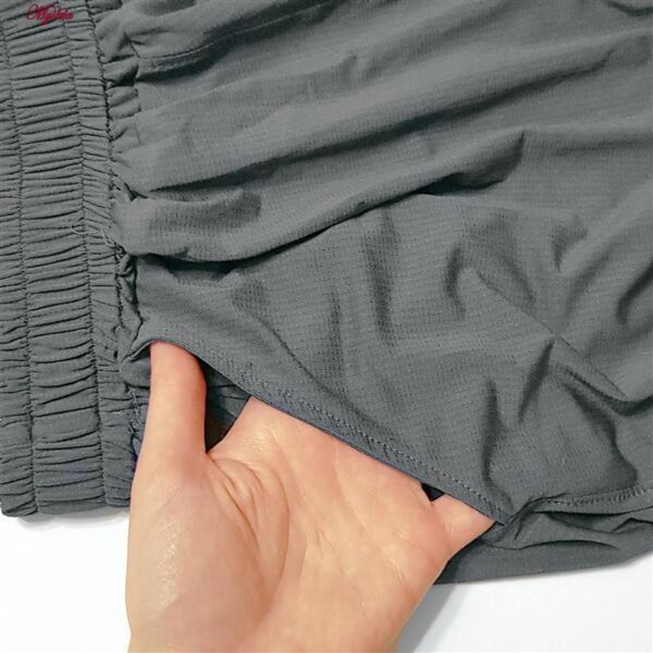 ست تی‌شرت و شلوارک ورزشی مردانه مدل 5222-680p رنگ طوسی