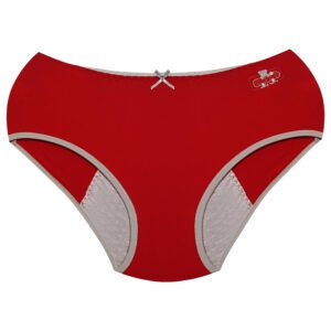 شورتکس زنانه ماییلدا مدل دولایه خرس و پاپیون کد 5257-1042 رنگ قرمز