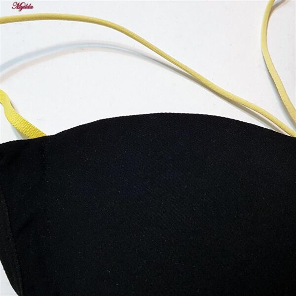 نیم تنه ورزشی زنانه ماییلدا مدل پد ثابت کد 5252-2105 رنگ مشکی