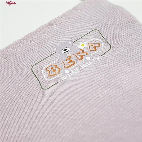 شورتکس زنانه ماییلدا مدل دولایه خرس و پاپیون کد 5257-1042 رنگ یاسی