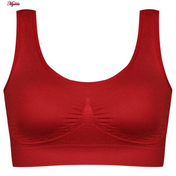نیم تنه ورزشی زنانه ماییلدا مدل 5201 رنگ قرمز