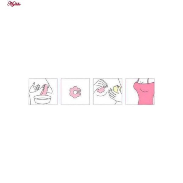 پد سینه مدل سیلیکونی کد 01 بسته 2 عددی