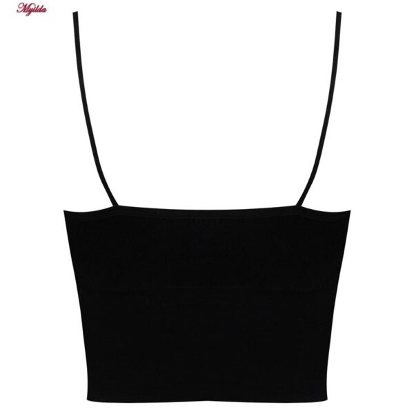 کراپ‌تاپ زنانه ماییلدا مدل پد متحرک کد 5250-175 رنگ مشکی