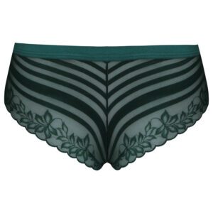 شورت زنانه ماییلدا مدل گیپور گلدار کد 5232 رنگ سبز