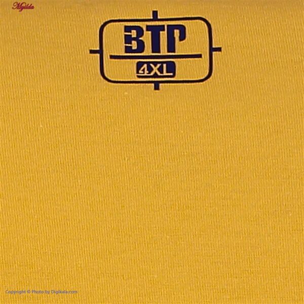 زیرپوش آستین دار مردانه برهان تن پوش مدل 02-16 رنگ خردلی بسته 6 عددی