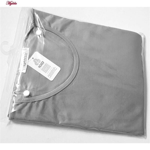 پیراهن یقه گرد زنانه کوزا مدل 9230 رنگ طوسی