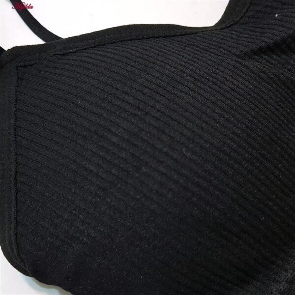 کراپ‌تاپ زنانه ماییلدا مدل پد متحرک کد 5250-175 رنگ مشکی