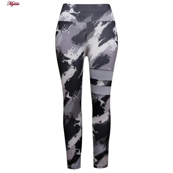 ست تی شرت و شلوار ورزشی زنانه مدل 5231-734p رنگ طوسی به همراه هدبند