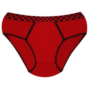 شورت اسلیپ مردانه ماییلدا مدل چهارخانه کد 5208 رنگ قرمز