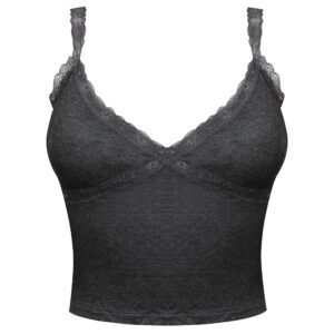 کراپ‌تاپ زنانه ماییلدا مدل 5264-709 رنگ خاکستری تیره