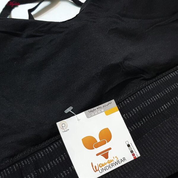 کراپ‌تاپ زنانه ماییلدا مدل بند ضربدری کد 5242-6511 رنگ مشکی