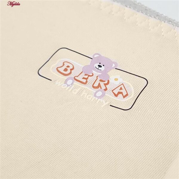 شورتکس زنانه ماییلدا مدل دولایه خرس و پاپیون کد 5257-1042 رنگ کرم