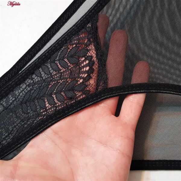 ست شورت و سوتین زنانه کارنا رز مدل فنردار هارنس کد 4873-2034 رنگ مشکی