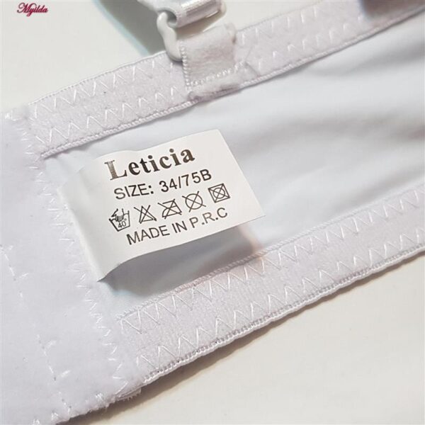 سوتین فنردار زنانه لتیسیا مدل بند متحرک کد 5267-9822 رنگ آبی روشن