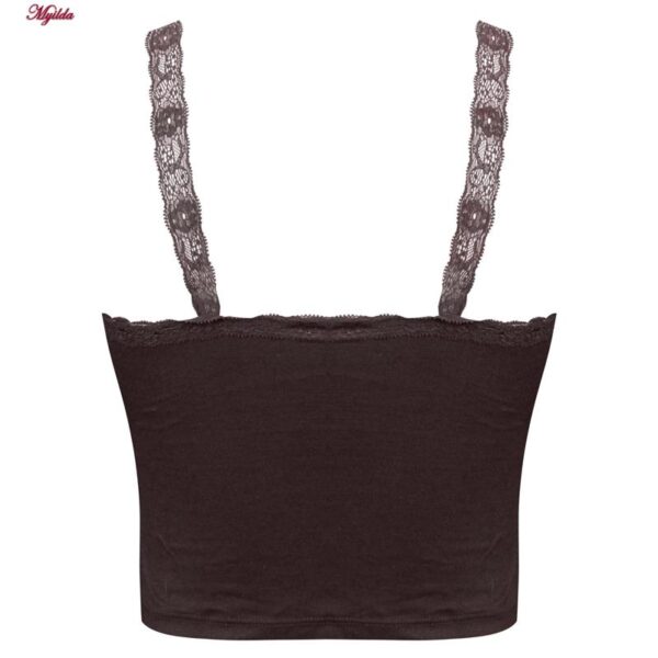 کراپ‌تاپ زنانه ماییلدا مدل 5264-709 رنگ قهوه ای