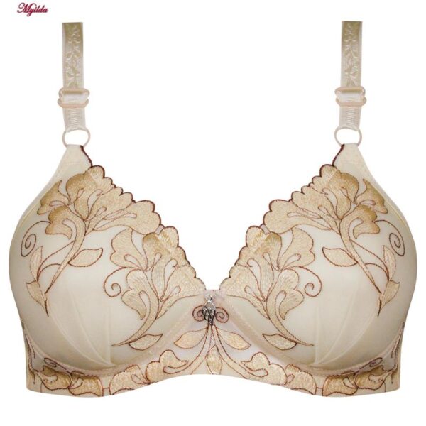 سوتین زنانه بدون فنر مدل 5269-A19 رنگ کرم